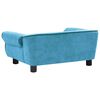 vidaXL Hundesofa T&uuml;rkis 72x45x30 cm Pl&uuml;sch