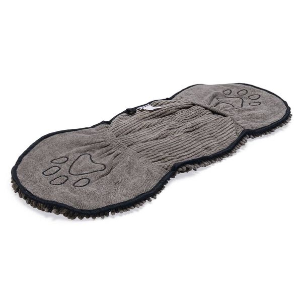 DOG GONE SMART Hunde-Handtuch Dirty Dog Shammy 80x35 cm Grau