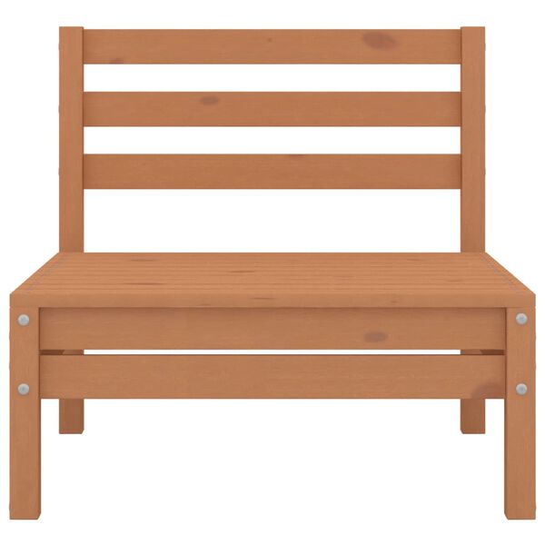 vidaXL 3-tlg. Garten-Lounge-Set Honigbraun Massivholz Kiefer