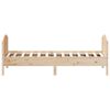 vidaXL Massivholzbett ohne Matratze 90x190 cm Kiefernholz