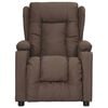 vidaXL Relaxsessel Taupe Stoff