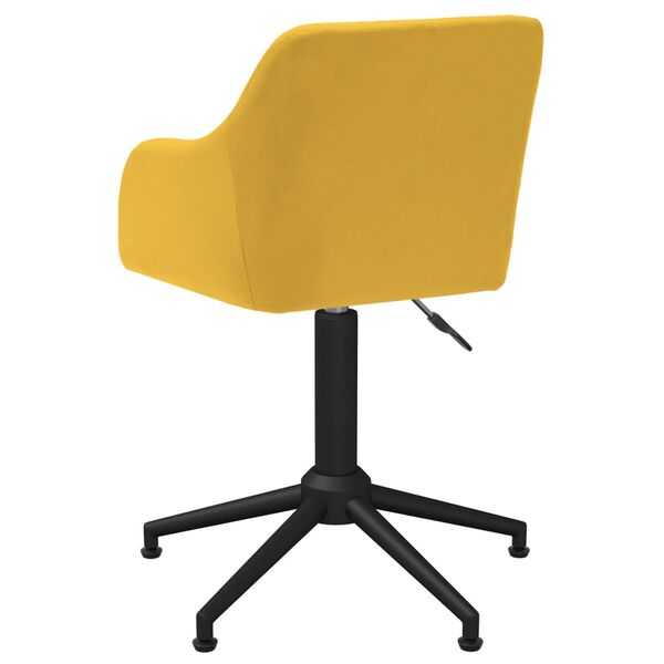 vidaXL B&uuml;rostuhl Drehbar Gelb Stoff