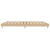 vidaXL Bettgestell ohne Matratze Sonoma-Eiche 120x200 cm Holzwerkstoff