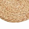 vidaXL Runde gewebte Tischsets 10 pcs Natur &Oslash; 30 cm Wasserhyazinthe
