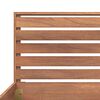 vidaXL Massivholzbett Teak 160x200 cm