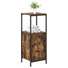 vidaXL Badschrank mit Regalen R&auml;uchereiche 36x35x95 cm