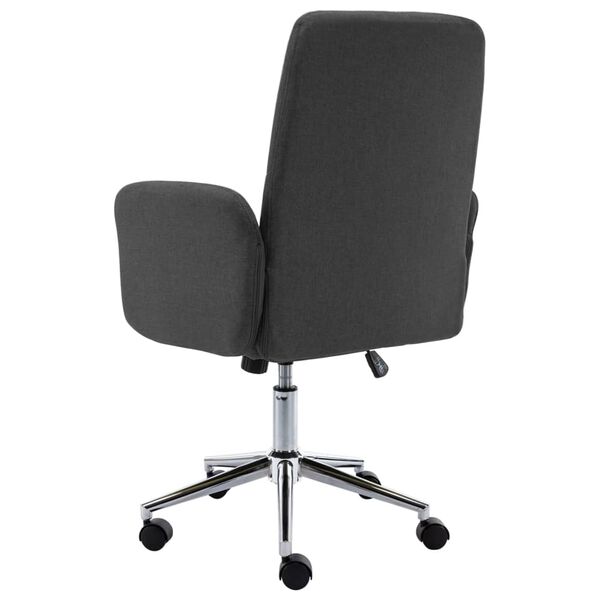 vidaXL B&uuml;rostuhl Grau Stoff