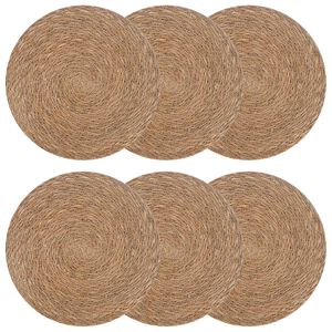 vidaXL Seegraskissen 6 stk. Natur 100% Seegras