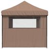 vidaXL Party-Zelt Braun 279 x 410 x 315 cm Oxford-Stoff