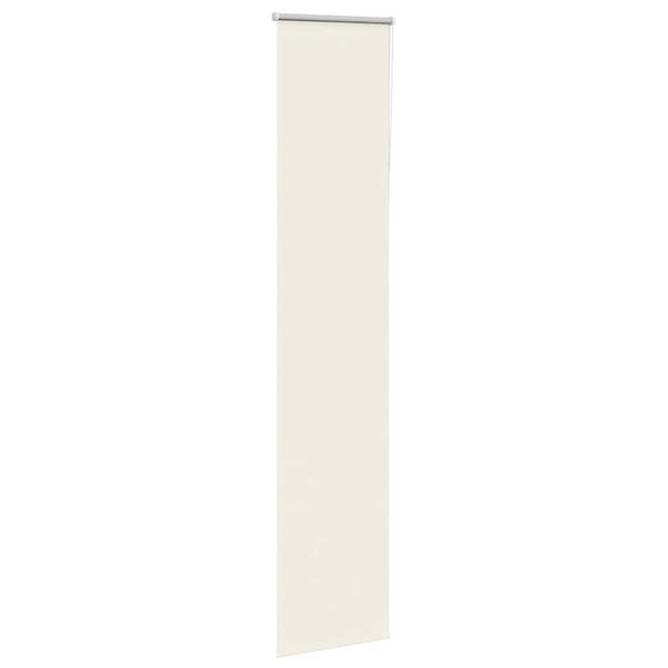 vidaXL Verdunkelungsrollo Cremewei&szlig; 50x230cm Stoffbreite 45,7 cm