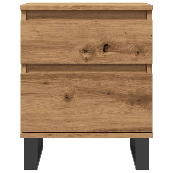 vidaXL Nachttisch Artisan-Eiche 40x35x50 cm Holzwerkstoff