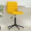 vidaXL B&uuml;rostuhl Drehbar Senfgelb Samt