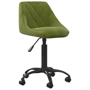 vidaXL Esszimmerstuhl Hellgr&uuml;n Samt