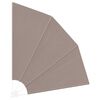 vidaXL Balkon Sichtschutz Taupe 140 x 140 cm Polyester