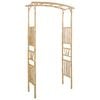 vidaXL Gartenbogen Natur 110 x 40 x 205 cm Bambus