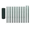 vidaXL Eurozaun Stahl 25x1,5 m Gr&uuml;n