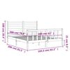 vidaXL Massivholzbett ohne Matratze 160x200 cm Kiefernholz