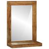 vidaXL Badezimmer Spiegel Braun 50 x 22 x 70 cm Massivholz Akazie
