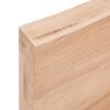 vidaXL Wandregal Hellbraun 40x30x(2-6) cm Massivholz Eiche Behandelt