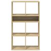 vidaXL B&uuml;cherregal Sonoma-Eiche 66x31x112 cm Holzwerkstoff