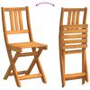 vidaXL Bistrogarnitur mit Kissen 3 pcs &Ouml;l-Natur Massivholz Akazie