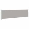 vidaXL Ausziehbare Seitenmarkise 140&times;514 cm Grau