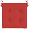 vidaXL Gartenstuhl-Kissen 6 Stk. Rot 50x50x4 cm Oxford-Gewebe