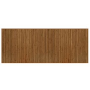 vidaXL Teppich Rechteckig Braun 80x200 cm Bambus