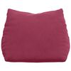 vidaXL R&uuml;ckenkissen Weinrot 45 x 20 x 35 cm Cordstoff