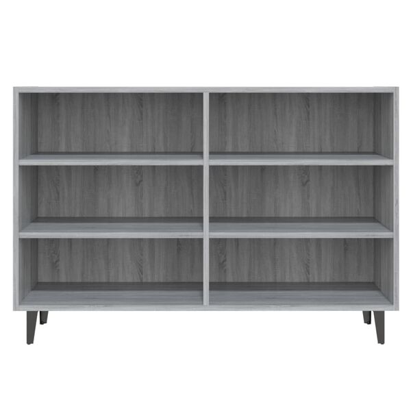 vidaXL Sideboard Grau Sonoma 103,5x35x70 cm Holzwerkstoff