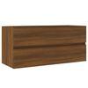 vidaXL Waschbeckenunterschrank Eiche-Optik 100x38,5x45cm Holzwerkstoff