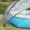 vidaXL Pool-Dome Transparent 430 x 430 x 210 cm PVC