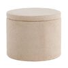 Venture Home Hocker Dunken 51x51x43 cm Teddy Beige