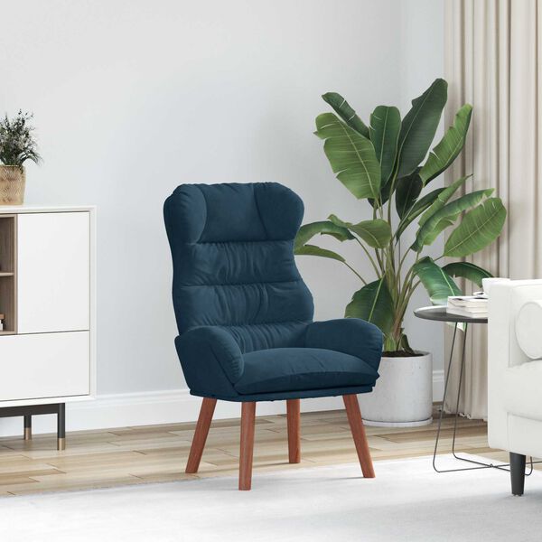 vidaXL Sessel Blau 69 x 74 x 93 cm Samt