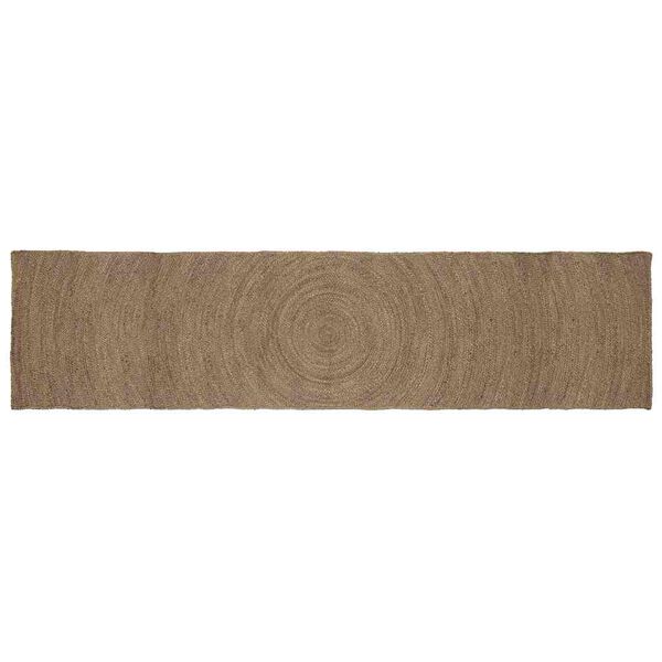 vidaXL Bereichsteppiche Rechtwinklig Grau 60 x 400 cm Jute