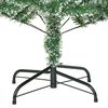 vidaXL K&uuml;nstlicher Weihnachtsbaum Beschneit Gr&uuml;n 180 cm