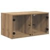 vidaXL Wandschrank 68 x 37 x 35 cm Holzwerkstoff Artisan-Eiche