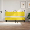 vidaXL H&auml;ngevorderseite Uni Helles Gelb 170 x 55 x 5 cm Cordstoff