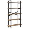 vidaXL B&uuml;cherregal 5 Ebenen 100 x 33,5 x 178 cm Holzwerkstoff