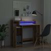 vidaXL Schreibtisch mit Regal Altholz 97 x 45 x 90 cm Holzwerkstoff