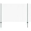 vidaXL Schwei&szlig;drahtzaun mit Pfosten 25 x 1,6 m (B x H)
