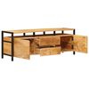 vidaXL Stauraumschr&auml;nke Braun 110 x 30 x 40 cm Massivholz Mango