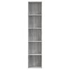 vidaXL B&uuml;cherregal Grau Sonoma 40x30x189 cm Holzwerkstoff