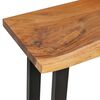 vidaXL Konsolentisch Suar-Holz Massiv 110 x 35 x 75 cm