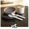 Bo Jungle 5-tlg. Baby-Geschirr-Set CPLA Grau