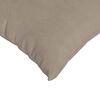 vidaXL Sofakissen 2 St&uuml;ck Taupe 50 x 30 cm Stoff