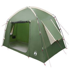 vidaXL H&uuml;tten-Zelt mit Dach Gr&uuml;n 210 x 210 x 138 cm Polyester