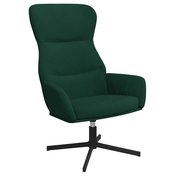 vidaXL Relaxsessel Dunkelgr&uuml;n Samt