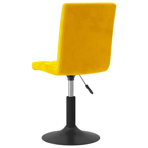 vidaXL Barhocker Senfgelb Samt