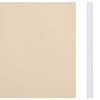 vidaXL Garten-Sichtschutz 4 Stk. PVC 35x0,19 m Creme